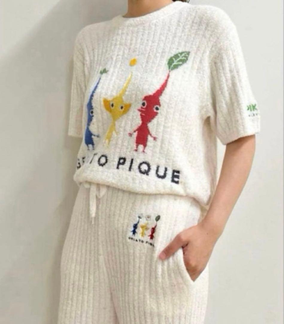 ジェラートピケ　PIKMINピクミン　スムーズィーリブプルオーバー＆ロングパンツ