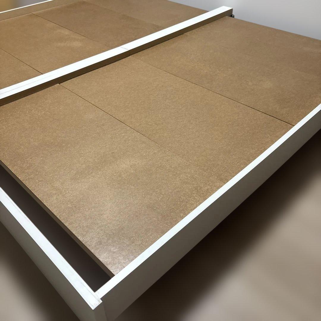 ①シングル ベッドフレーム ホワイト 1台のみ　美品