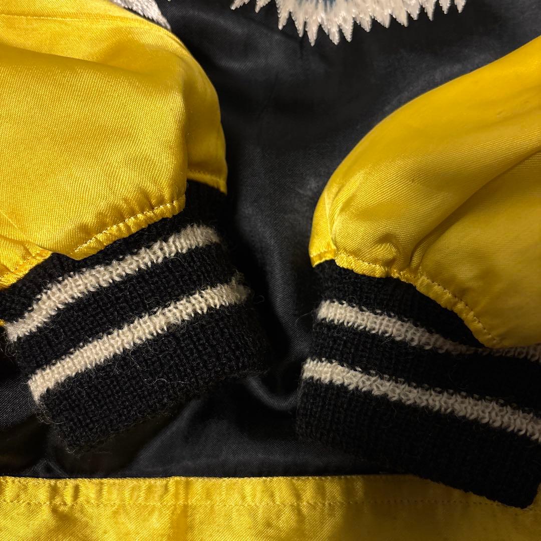 スペシャル　40s〜最初期　スカジャン　顔虎　両面A面　中綿なし　両面トラ