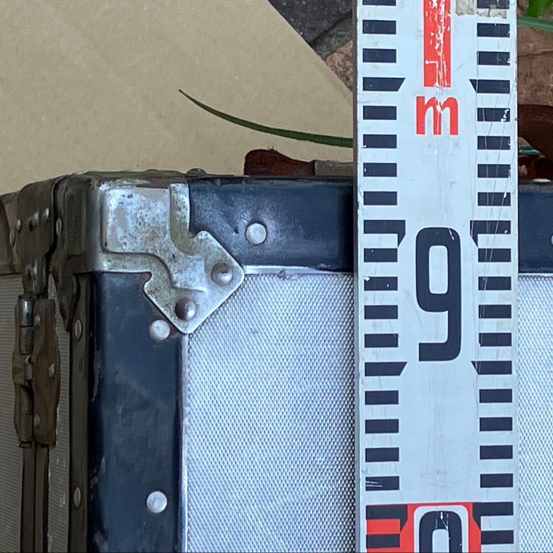 船舶トランク 大型アルミトランク 工業系 インダストリアル 男前 商品台