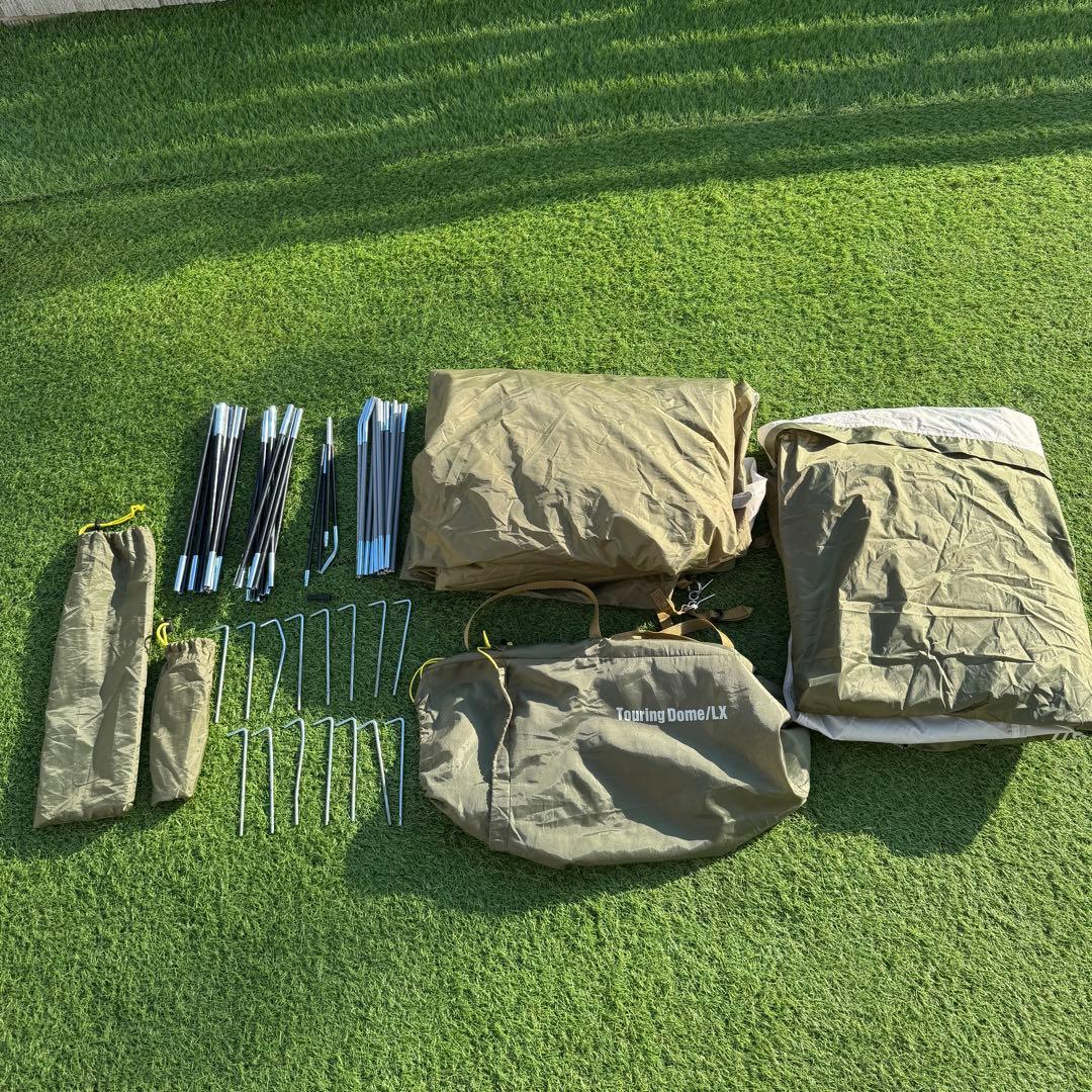 ④コールマン ツーリングドームLX オリーブ グリーン　テント