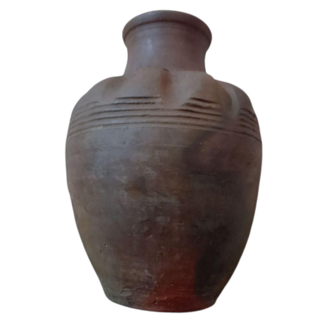 骨董品　陶器　花瓶　共箱付き　レトロ　江戸時代後期の壺　茶道具　花入　極美品‼️