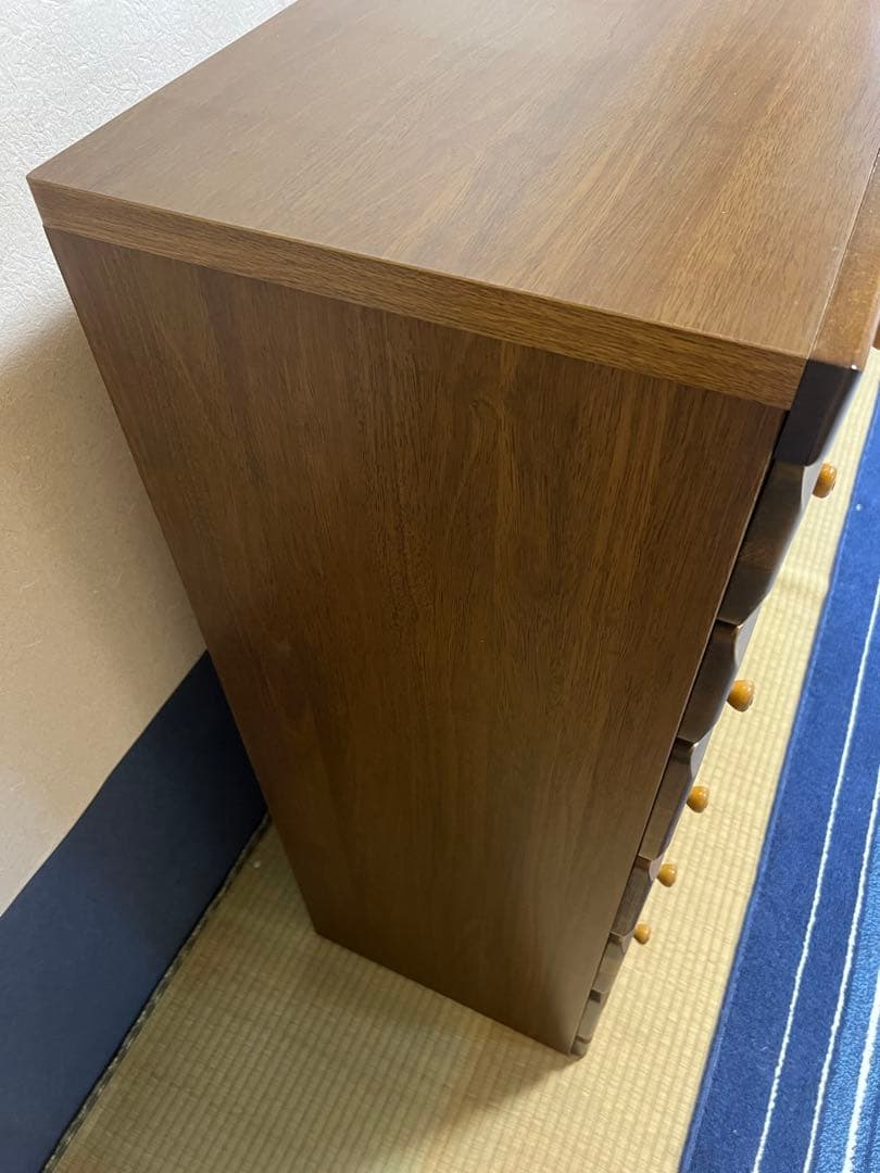 木製チェスト 8引き出し　デザインチェスト