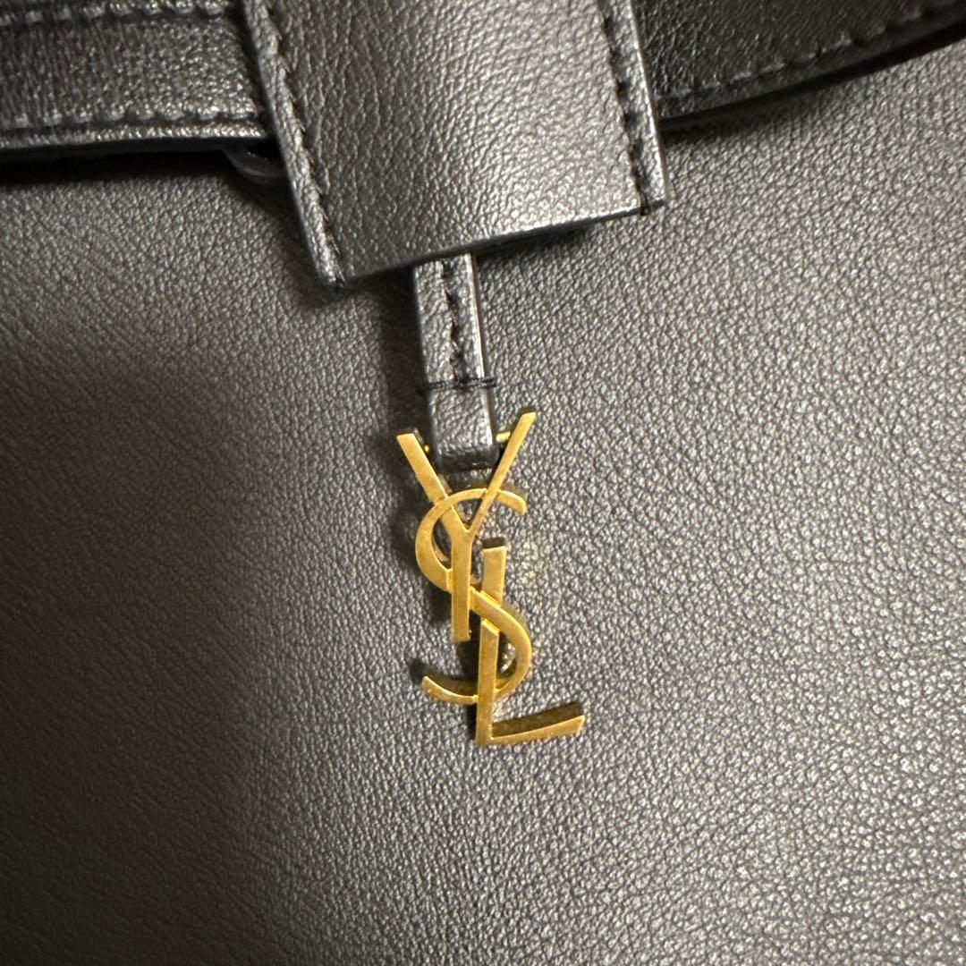 【布ケース付】YSL 黒 トートバッグ　サンローラン A4