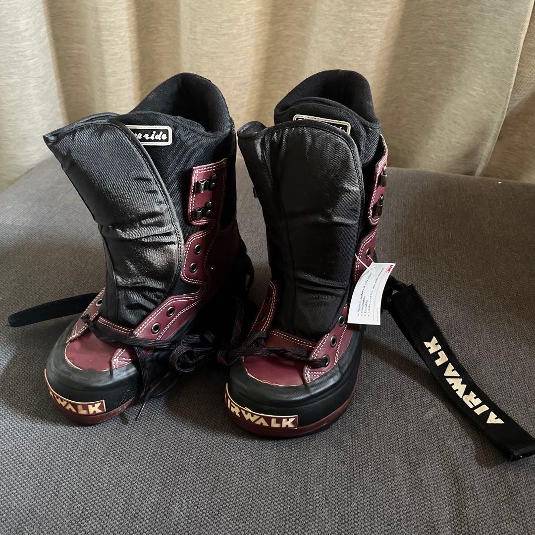 AIRWALK freeride スノーボードブーツ 黒/ワインレッド