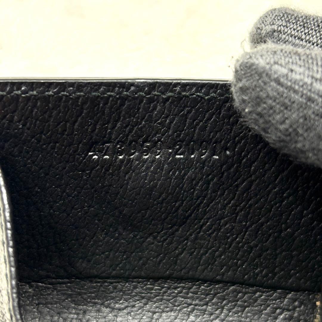 GUCCI グッチ GGマーモント ケース レザー ブラック 小銭入れ