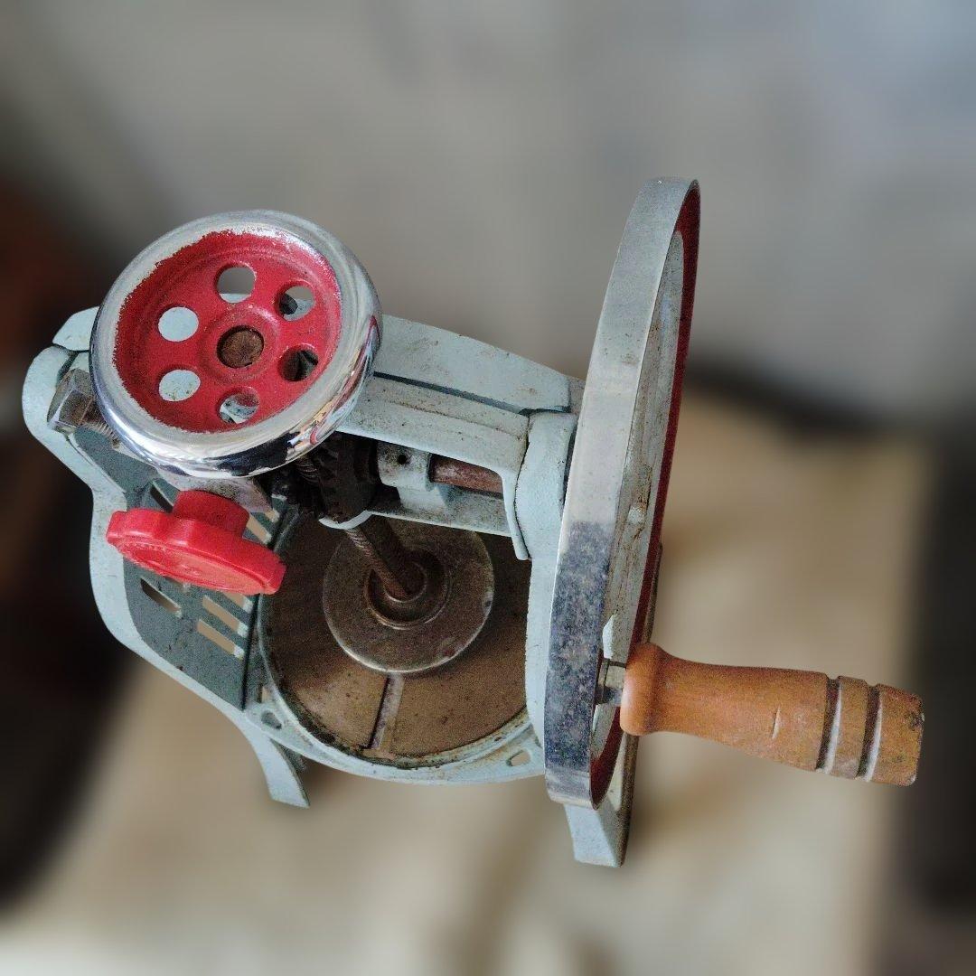 昭和レトロ　手動　かき氷機　初雪　Hatsuyuki