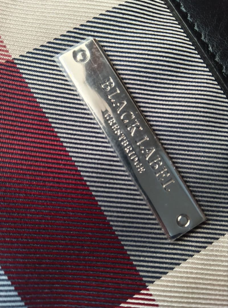 新品★ブラックレーベルクレストブリッジトートバッグバーバリーチェック柄