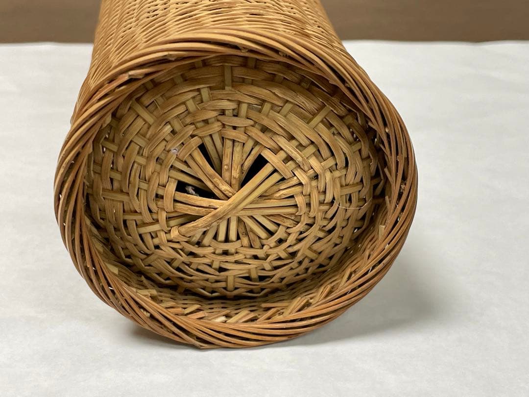 ❣️手付き 花入れ 置き籠 茶の湯　茶道　華道　古道具花篭　竹籠　花器