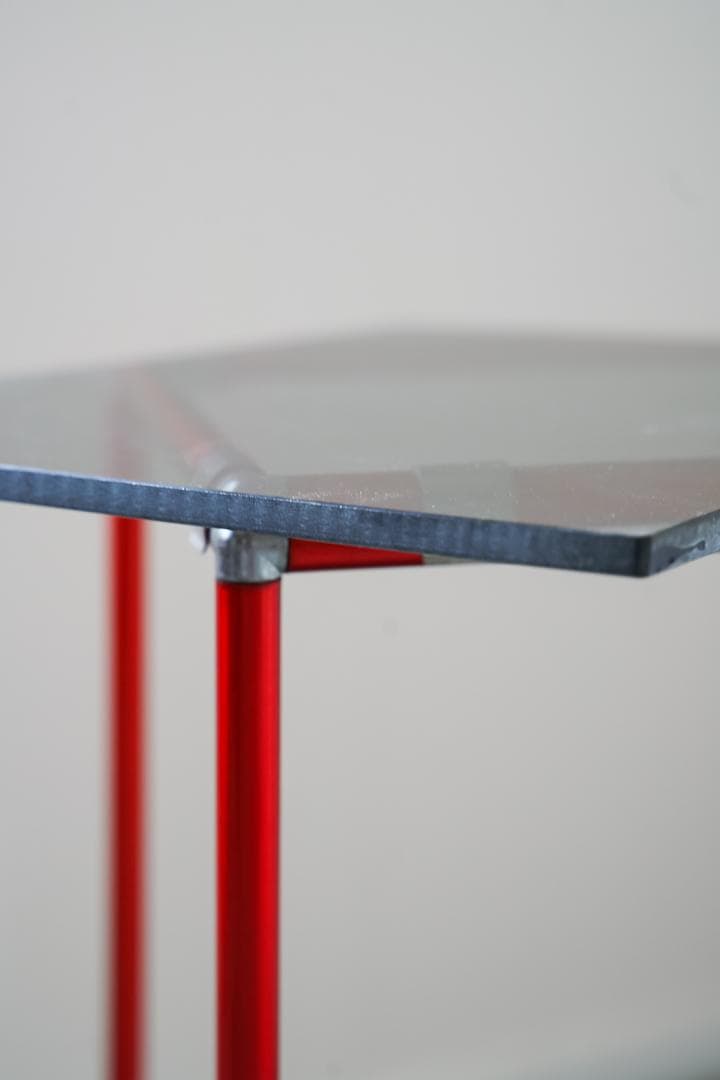 ヴィンテージ ガラスシェルフ モジュールラック 収納棚 ポストモダン