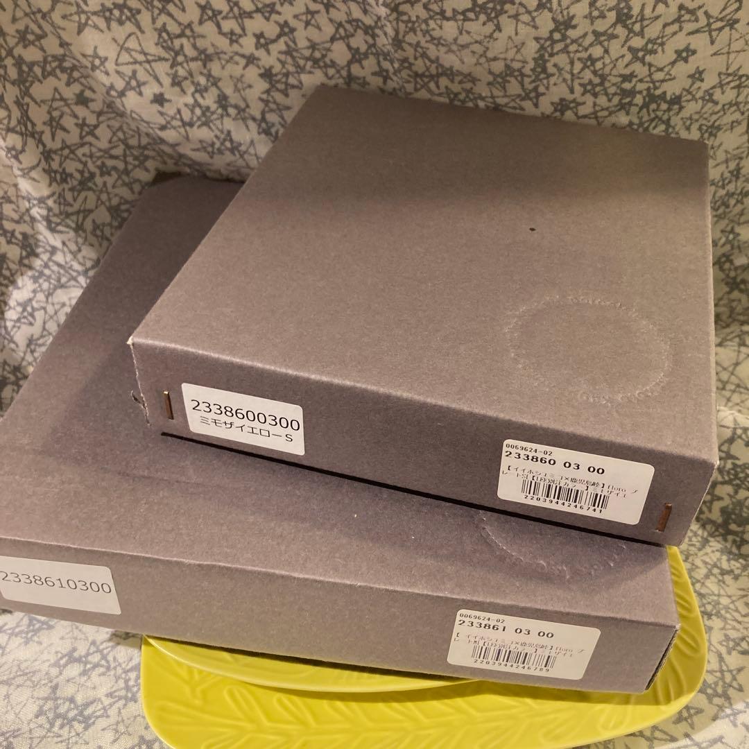 イイホシユミコ　鹿児島睦　floroプレート　ミモザイエロー　S M