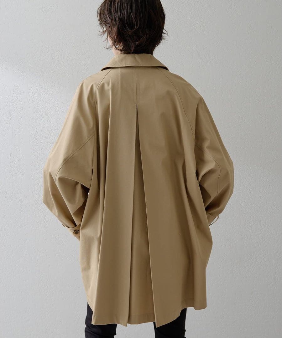 ウィムガゼット THE PAUSE ショートバルマカンコート ベージュ