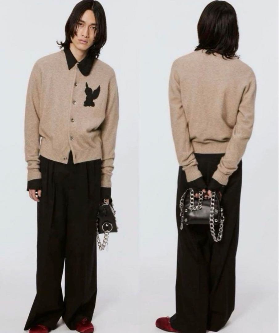 トップス MASU 24AW ANGEL EMBPOIDERED CARDIGAN 44