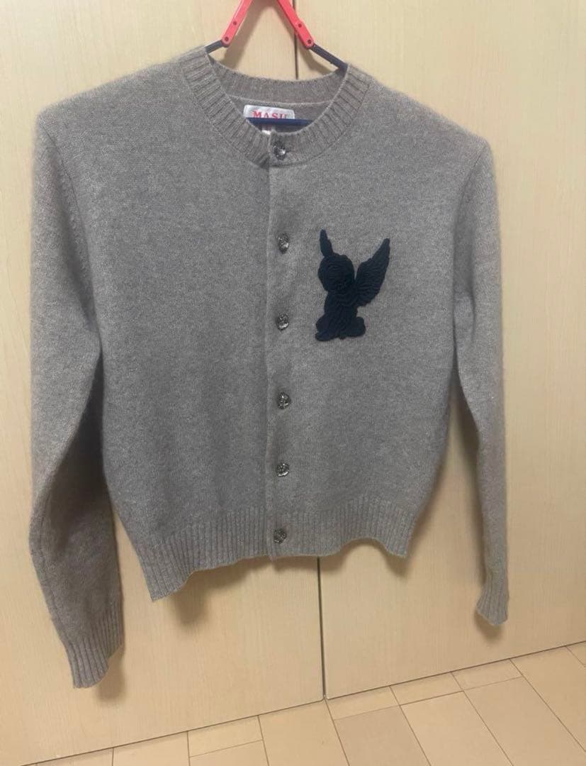 トップス MASU 24AW ANGEL EMBPOIDERED CARDIGAN 44