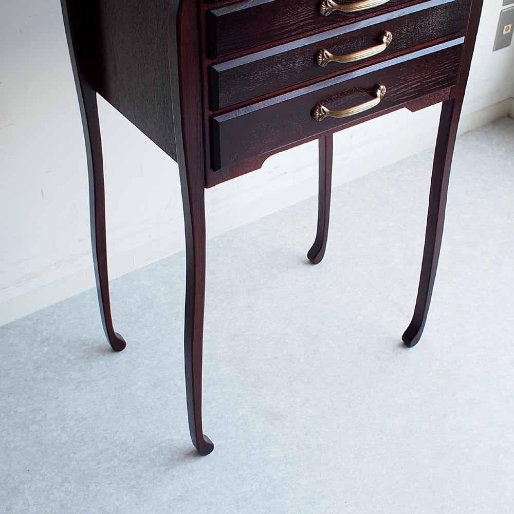 マホガニー材 ジュエリーケース 5段チェスト ZR24435