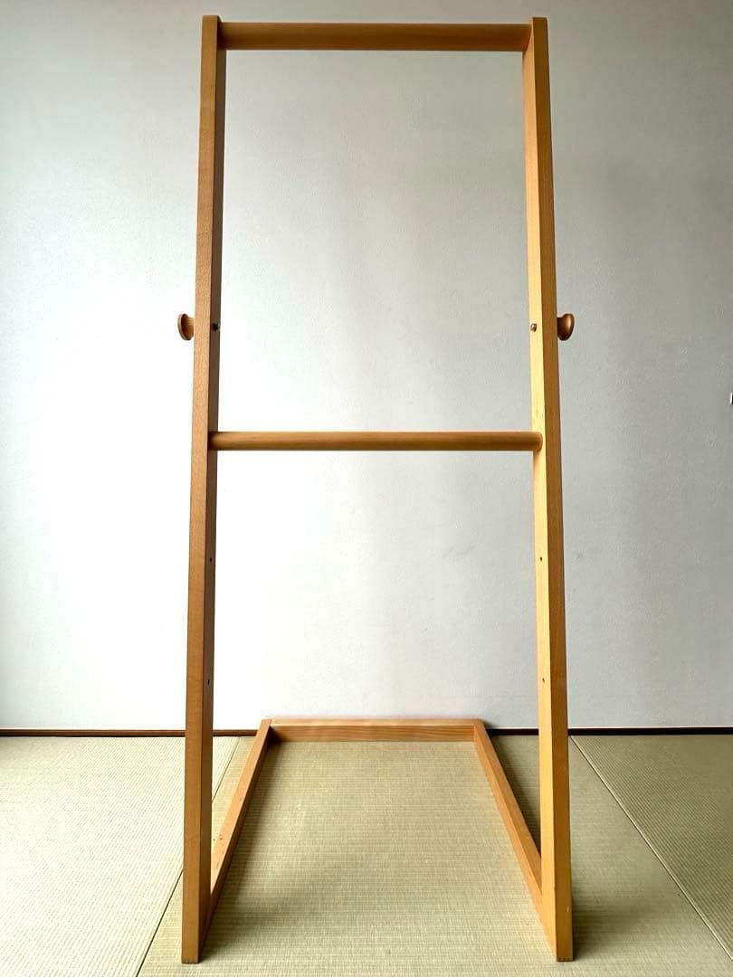 無印良品 ブナ材 こどもハンガーラック 木製ラック