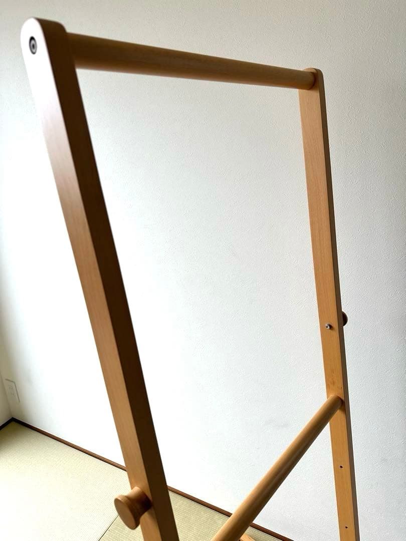 無印良品 ブナ材 こどもハンガーラック 木製ラック
