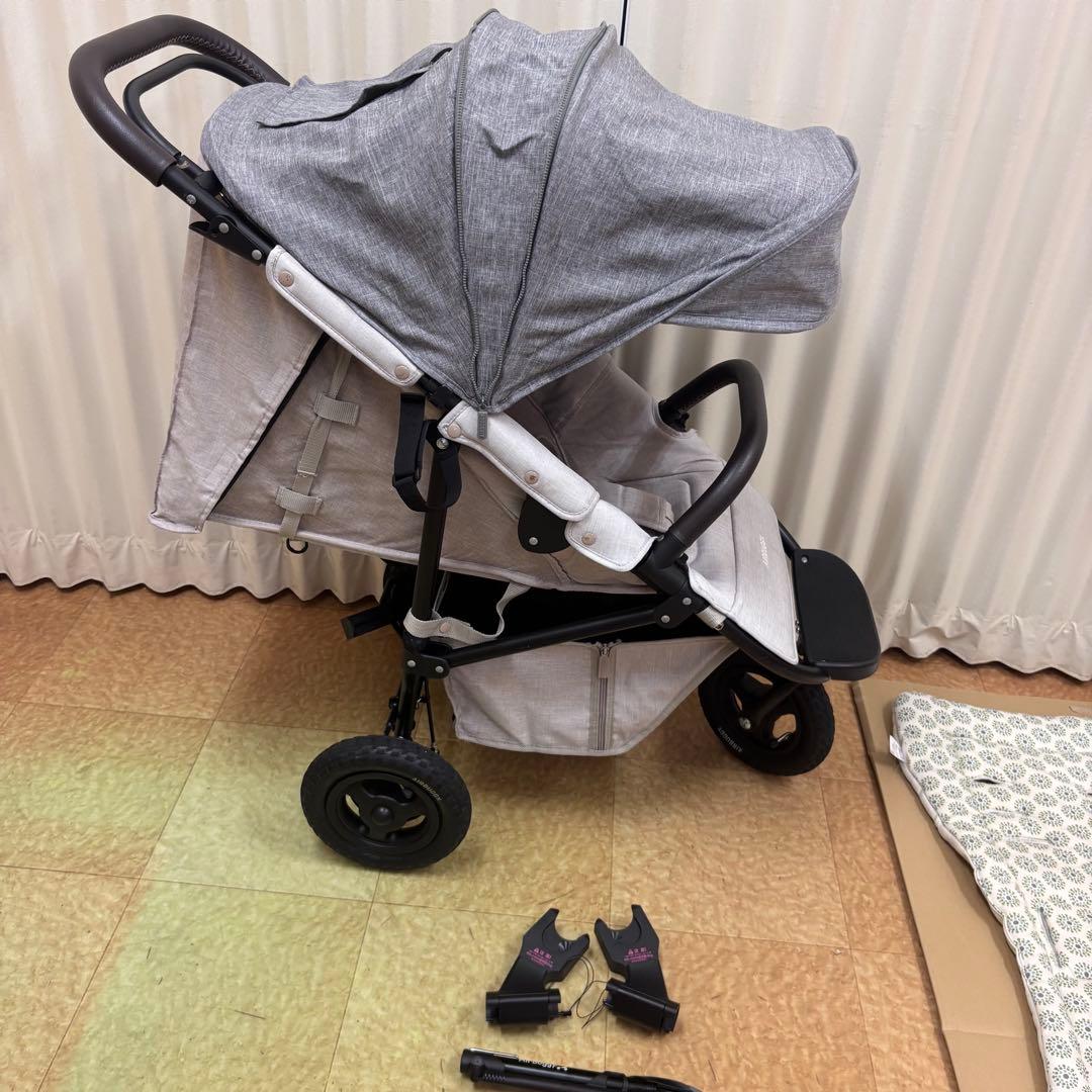 クリーニング済　☆綺麗☆　エアバギー　ココプレミア　フロムバース　アースグレー