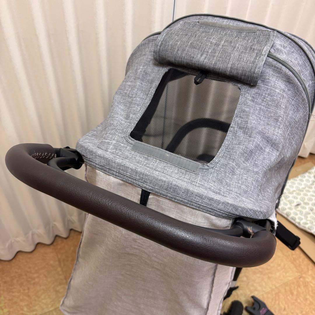 クリーニング済　☆綺麗☆　エアバギー　ココプレミア　フロムバース　アースグレー