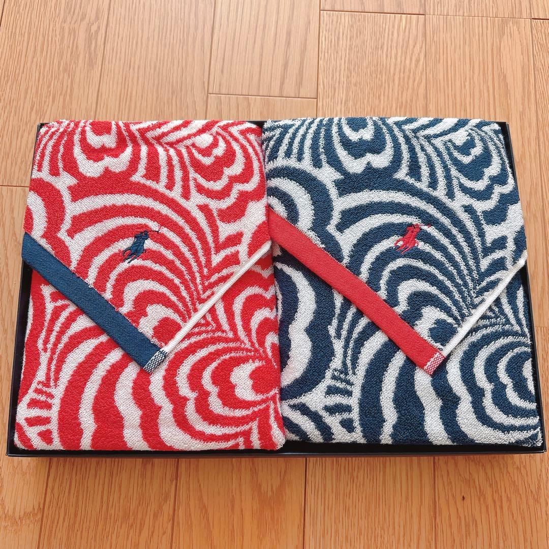 新品未使用☆ラルフローレン　バスタオル2枚セット　【箱無し発送】