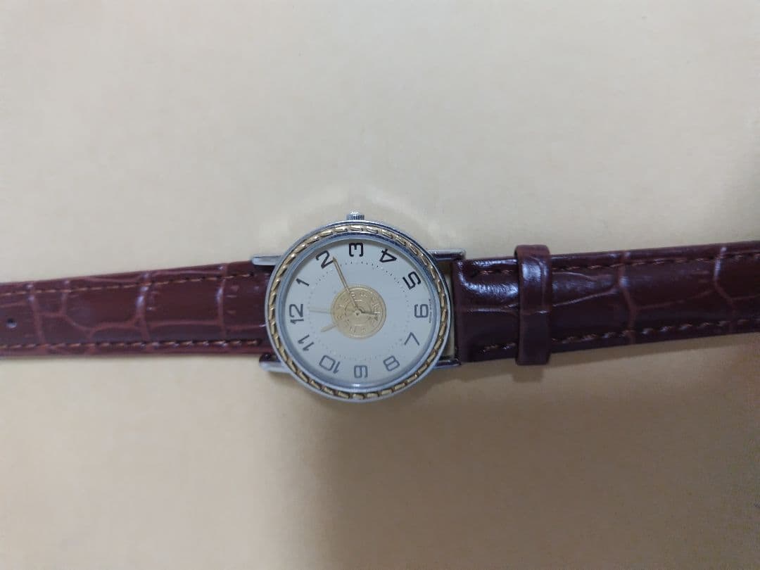 HERMES エルメス セリエ メンズ腕時計　本皮新品ベルト　要オーバーホール