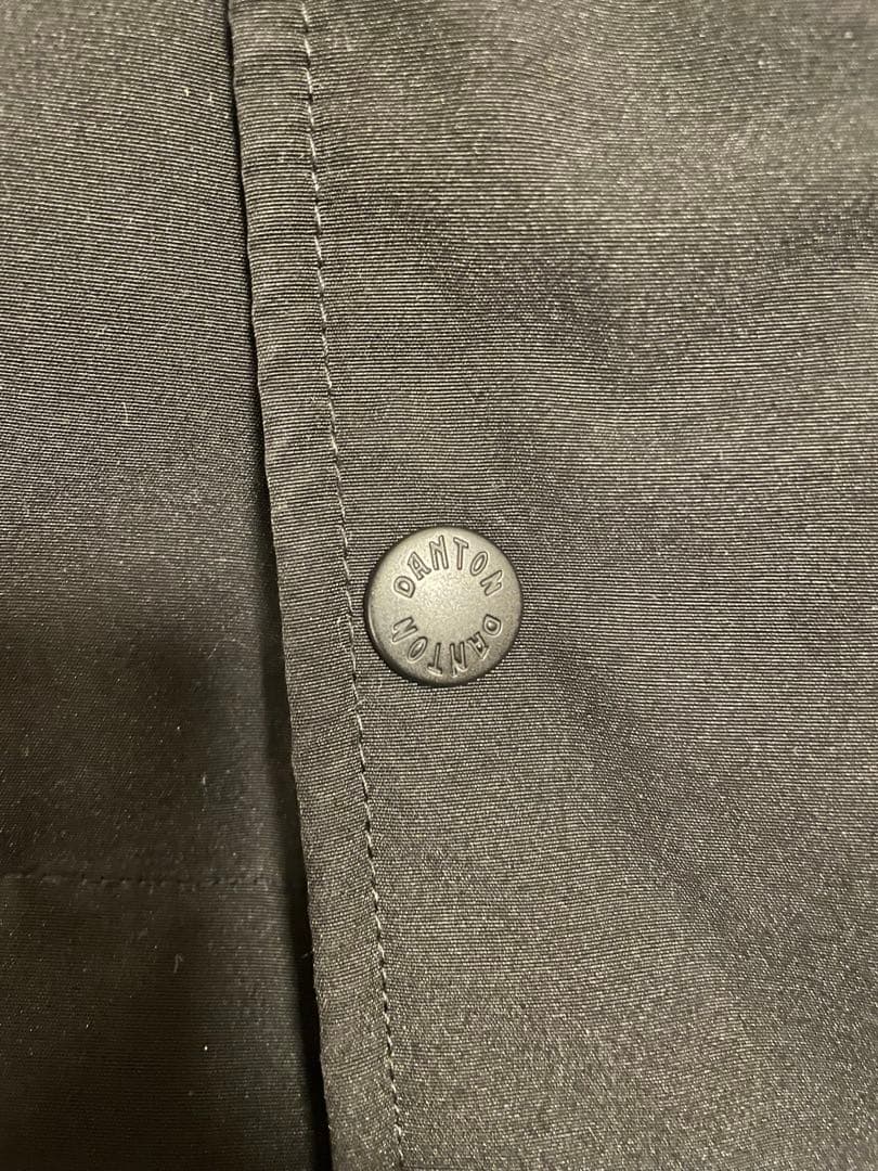 【DANTON】キルトダウンコート ブラック38