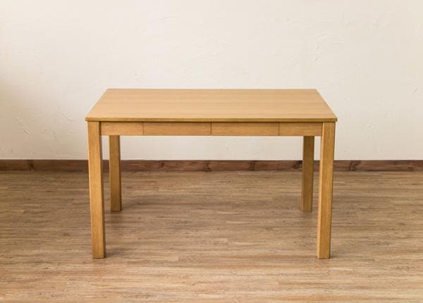 【新品・送料無料】引出し付き　フリーテーブル　110×70　BR/NA