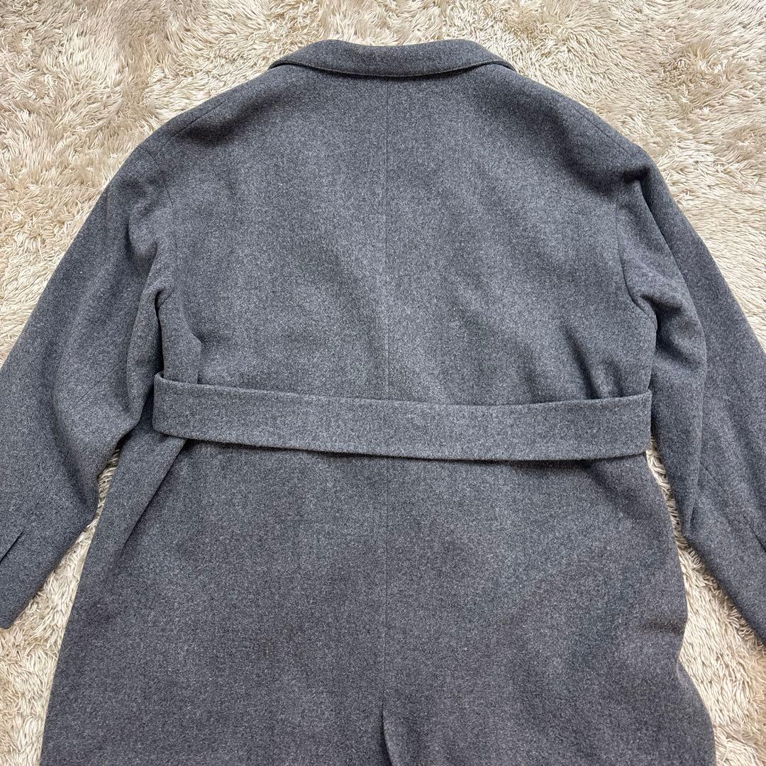 「冬のお出かけも私らしく」3WAYアレンジ襟のかろやかチェスターコート　グレー