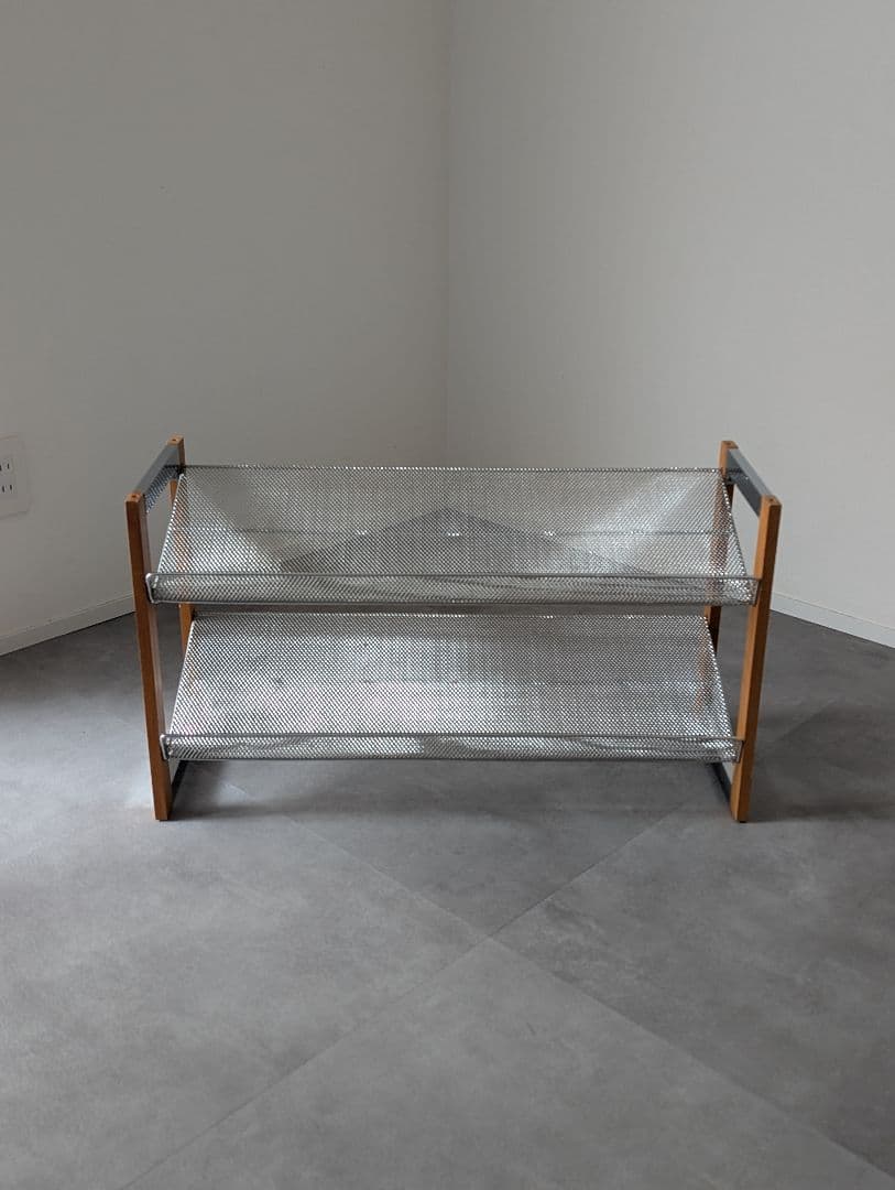 USED/エキスパンドメタル マガジンラック シューズラック インダストリアル