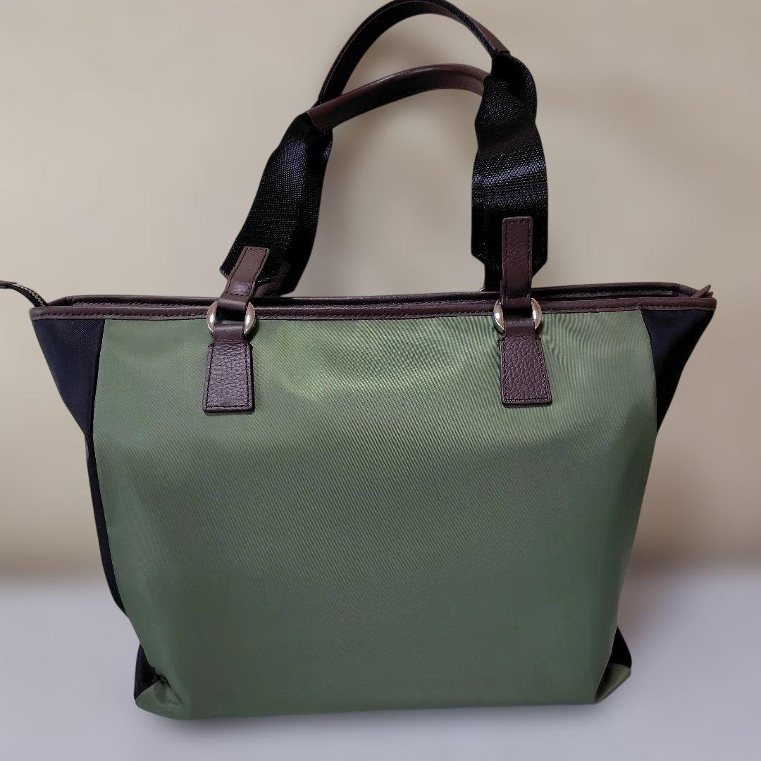 HUNTING WORLD オリーブグリーン トートバッグ