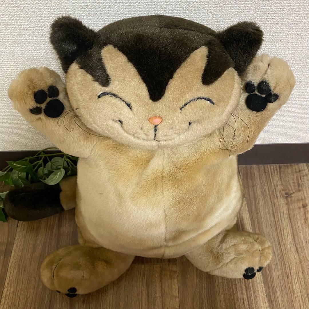 【激レア】　猫のヤーコプぬいぐるみ　猫ヴィンテージ　セキグチ　昭和レトロ 大きい