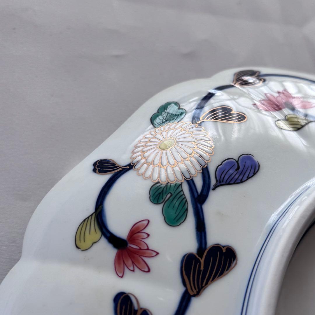 【共箱付き未使用】有田焼 其泉窯琳派　古伊万里様式　大皿1枚　飾り皿　豪華絢爛