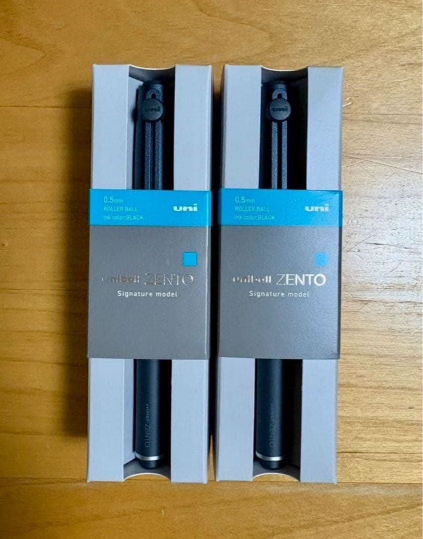 uniball ZENTO ユニボールゼント　ブラック　0.5mm 2本セット