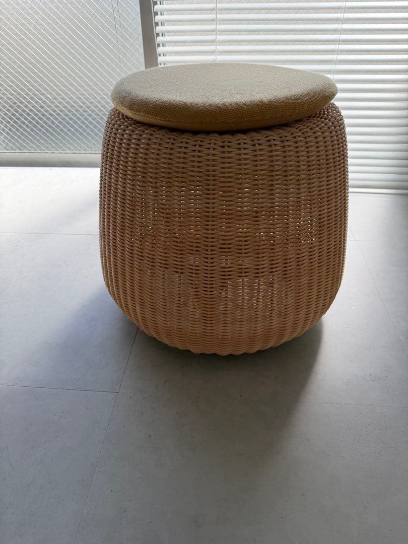 YMK(ワイエムケ―) 剣持勇/籐スツールS3030