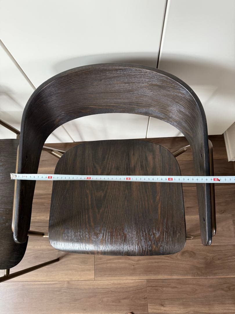 ダークブラウン ダイニングチェア 二脚セット ⚠️直接取引限定