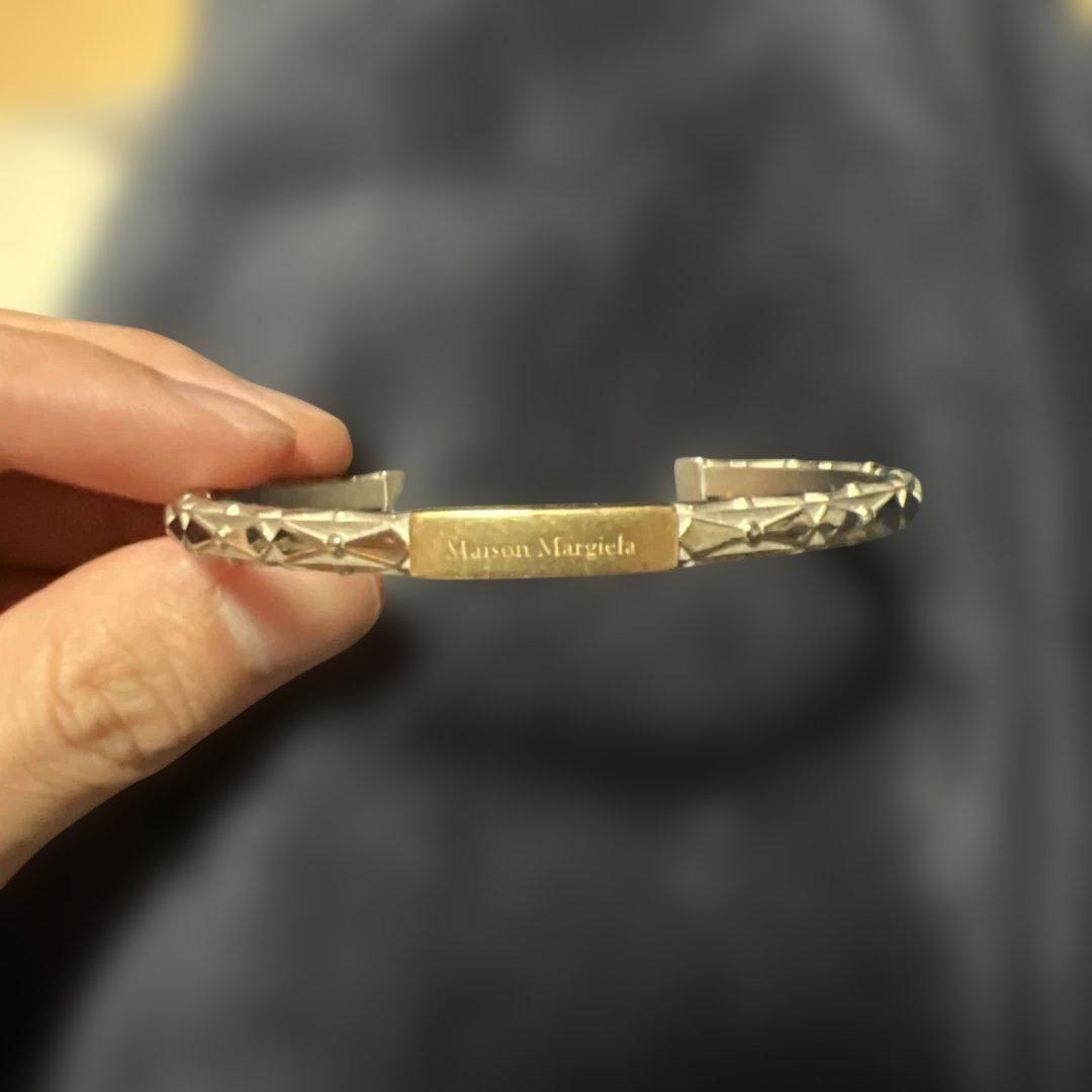 Maison Margiela メゾンマルジェラ ロシルバー ゴールド バングル