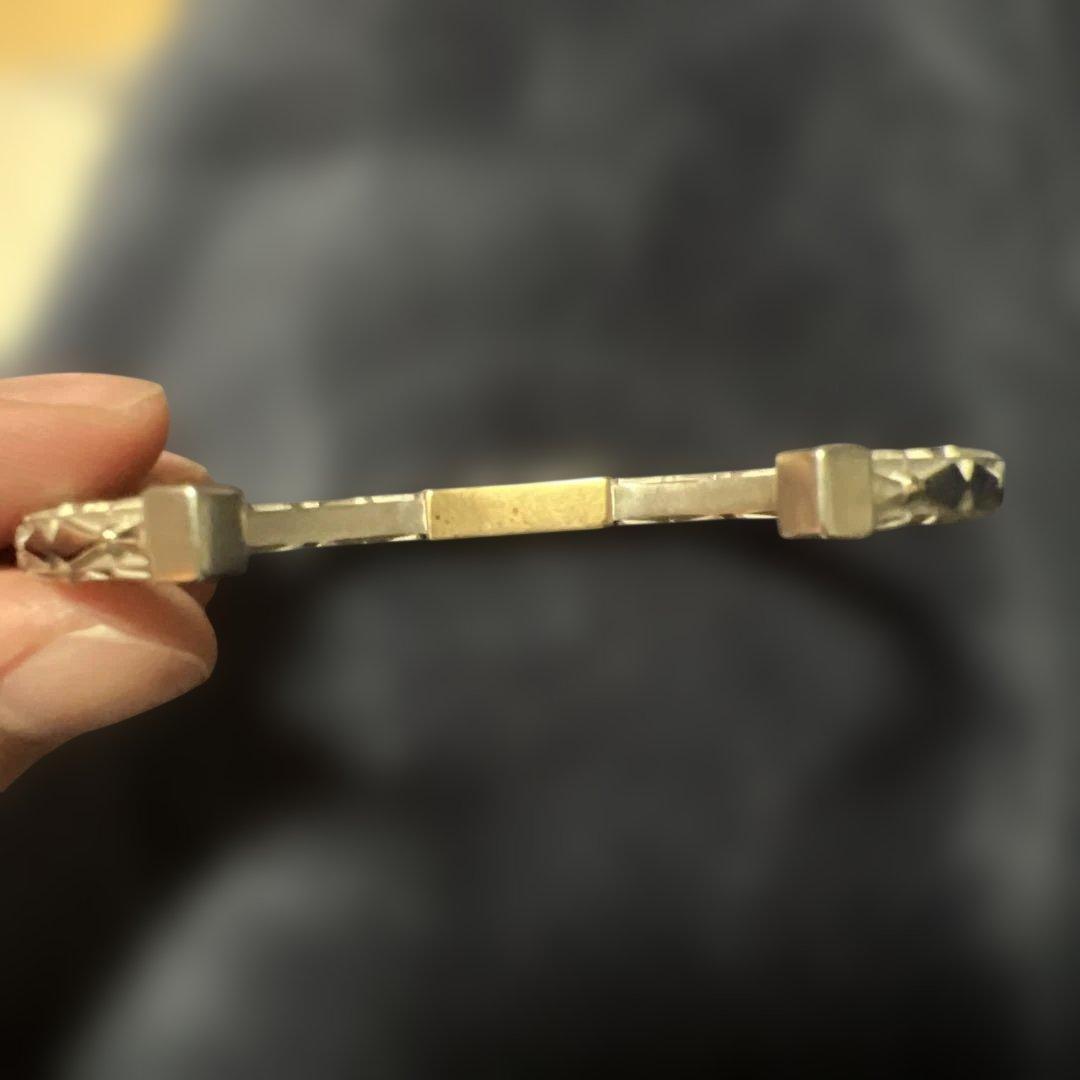 Maison Margiela メゾンマルジェラ ロシルバー ゴールド バングル