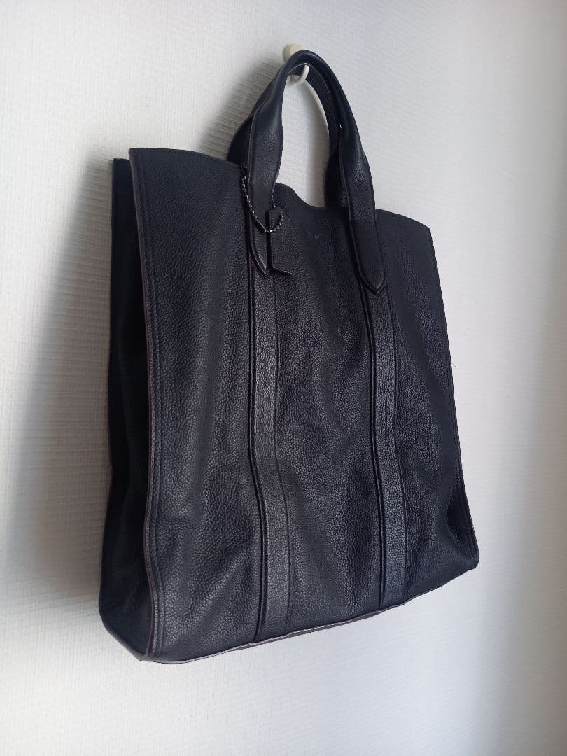 ★美品★coach スクエアトートバッグ　A４黒　ビジネス