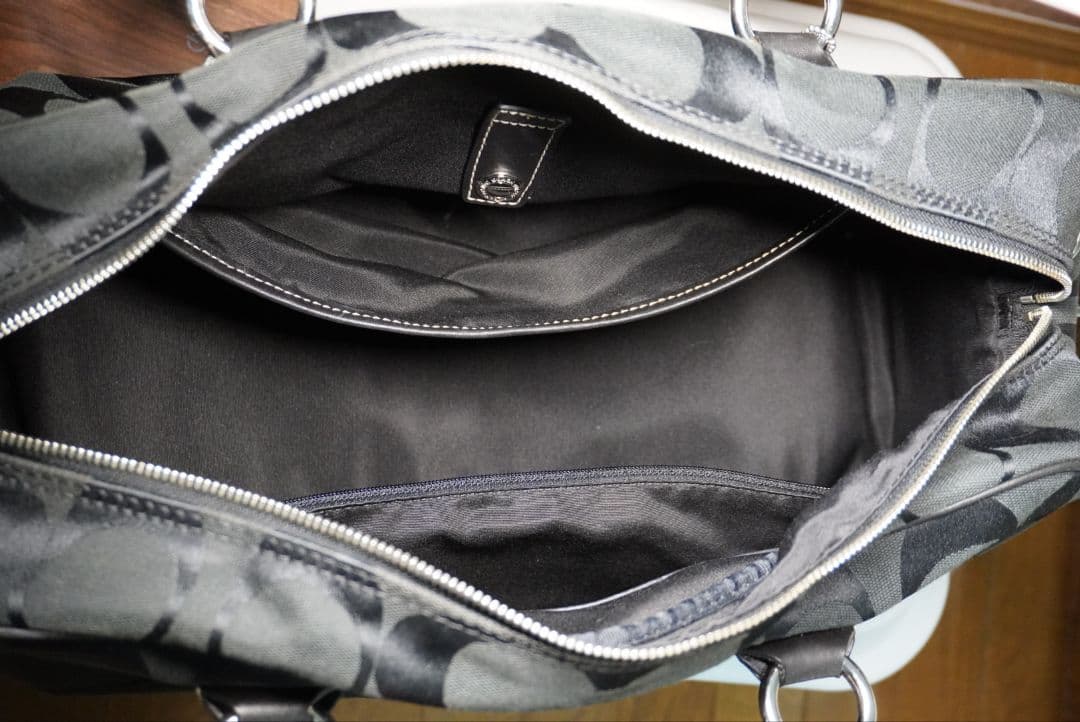 COACH ボストンバッグ 黒 美品 中古 数回使用