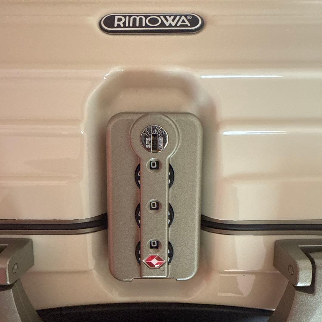 RIMOWA リンボ 27L クリームホワイト キャリーケース TSAロック付き
