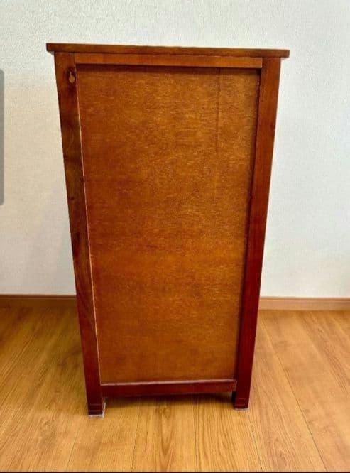 直接取引のみ籐製ラック３バスケット付き ブラウンラタン収納②