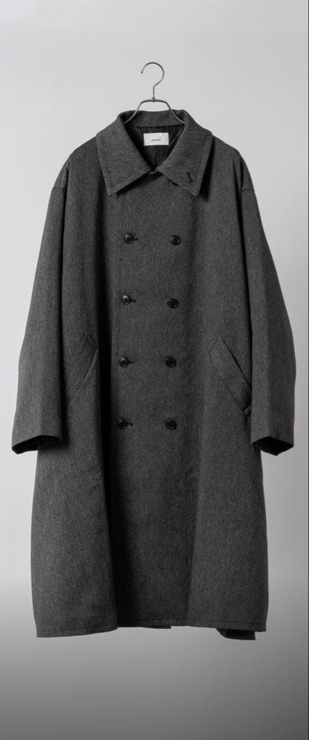 soerte オーバーサイズダブルブレスト スタンドカラーコート サイズ2