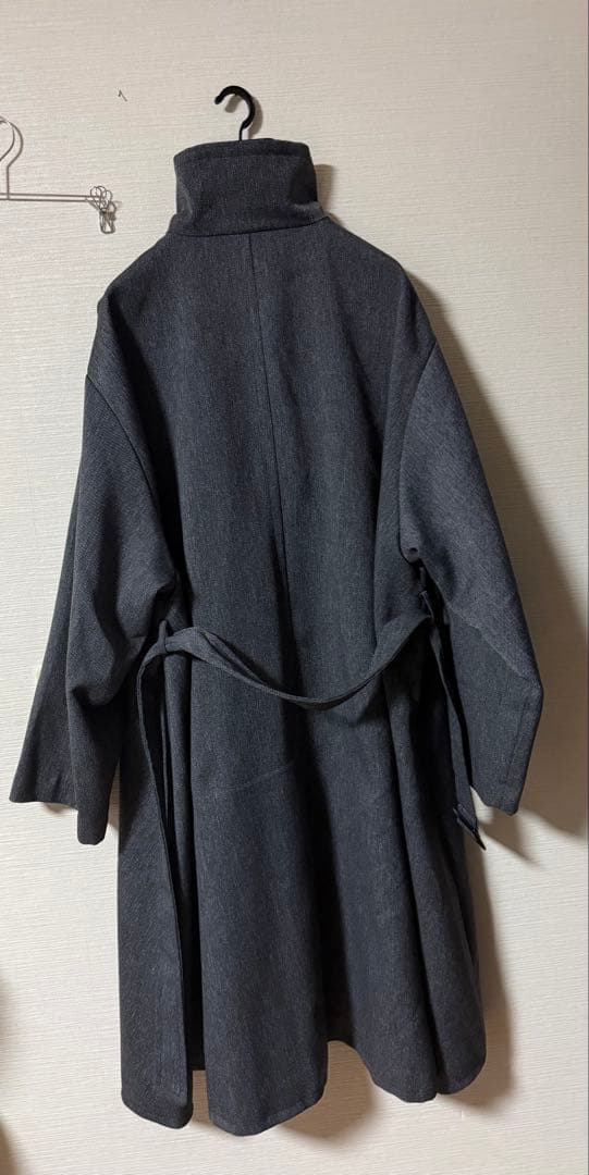 soerte オーバーサイズダブルブレスト スタンドカラーコート サイズ2