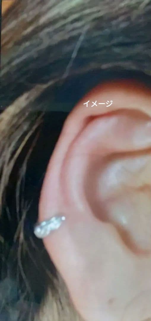 k18WGイヤーカフ ダイヤモンド 0.20ct