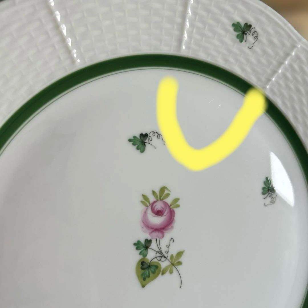 ヘレンド ウィーンの薔薇 25cm ディナープレート 524 VRH 6枚