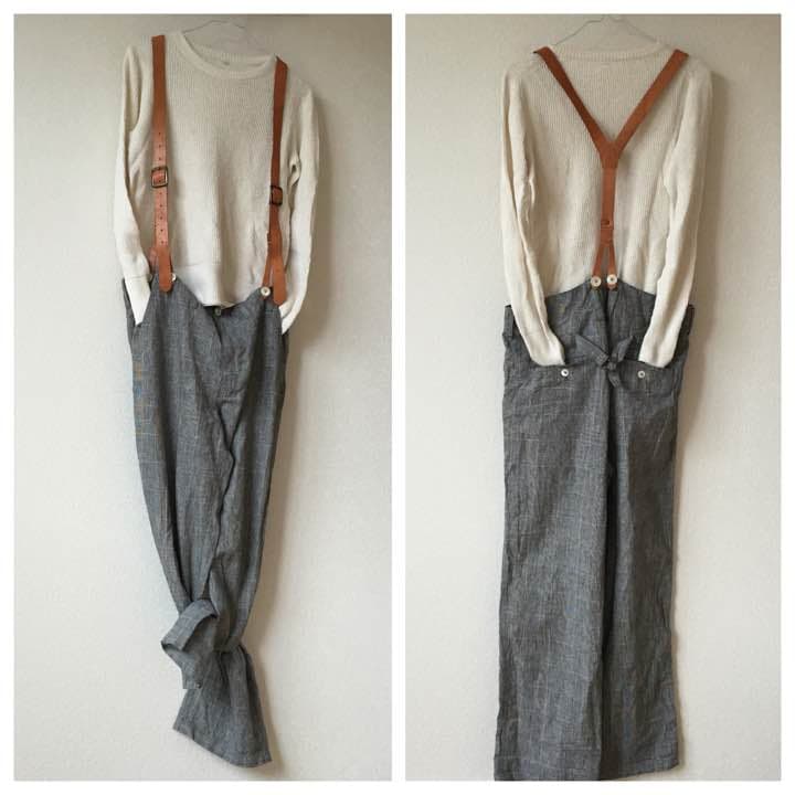 ネストローブ レザーサスペンダー