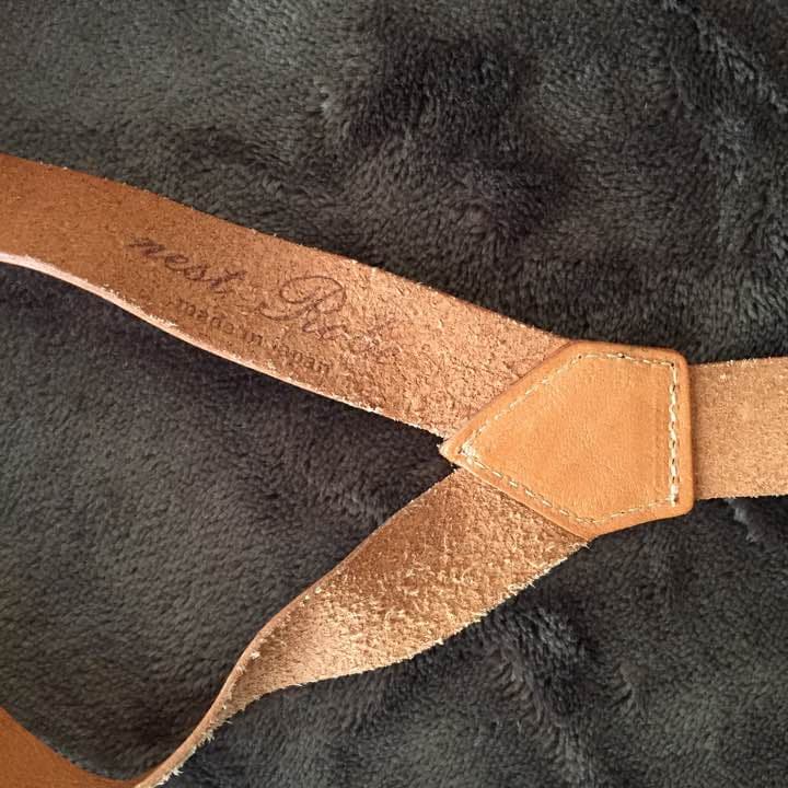 ネストローブ レザーサスペンダー