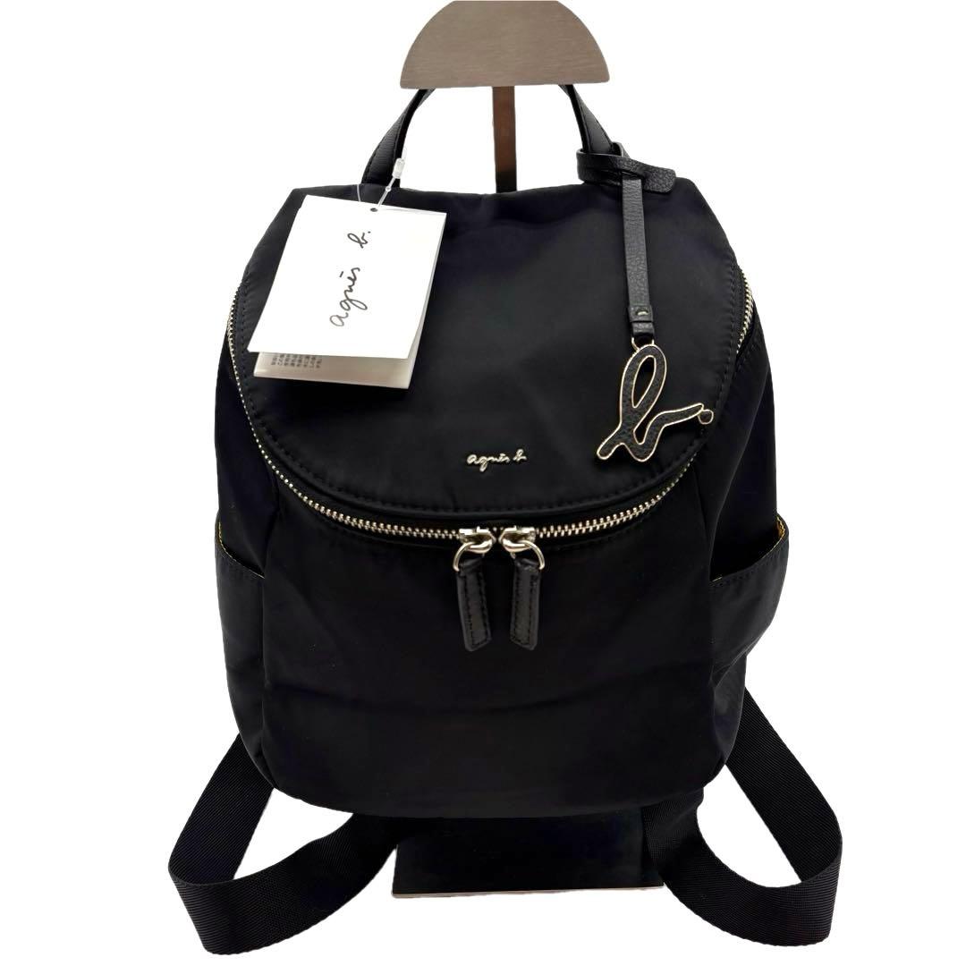 未使用　agnes b. ミニリュックバックパックアニエスベー別売りチャーム付き