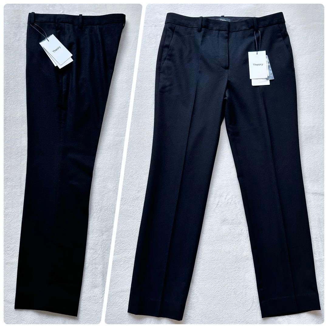 新品未使用品✨セオリー LIGHT SAXONY2 パンツスーツ ノーカラー 4