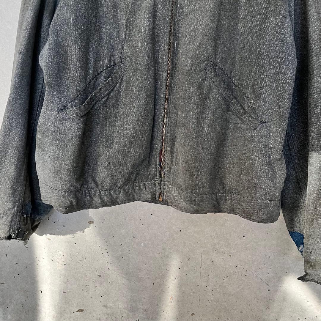希少HERCULES/ヘラクレス　50s-60s シャンブレー ジャケット 襤褸